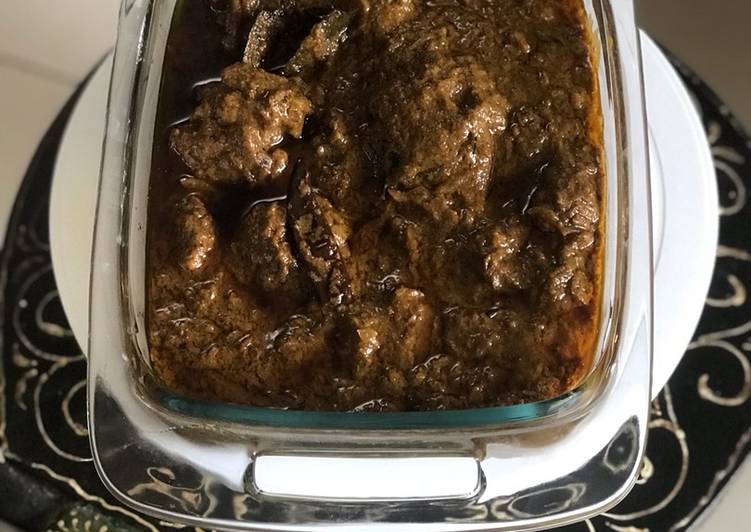Easiest Way to Make Favorite Mutton (Tender Goat Meat) Kala Bhuna