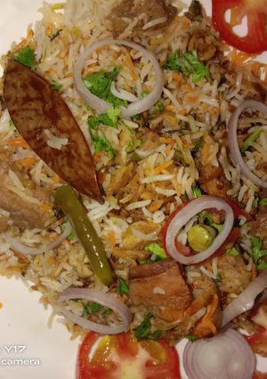 A picture of Jackfruit biryani.