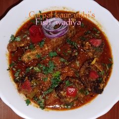 Punjabi Fish 'wadiya' 🐠🧅🍅🌶️🌿 A picture of Punjabi Fish 'wadiya' 🐠🧅🍅🌶️🌿.
