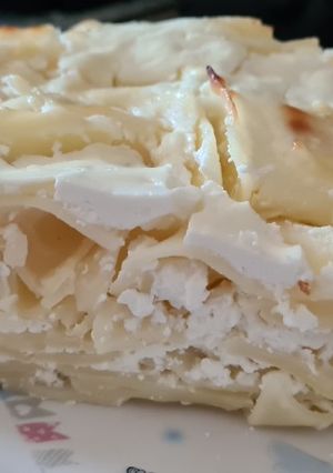 Túrós csusza (összesütve) recept fotója