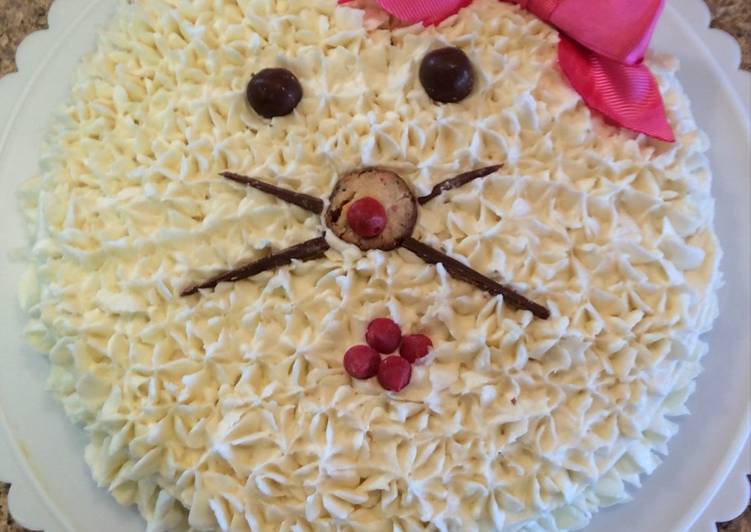 Recipe: Appetizing Decoration for my kitty cat birthday cake