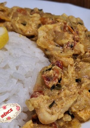 Curry-s csirke indiai módon 🍗🍚🧅🧄🇮🇳 recept fotója