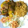 Pasta/potatoes with offals