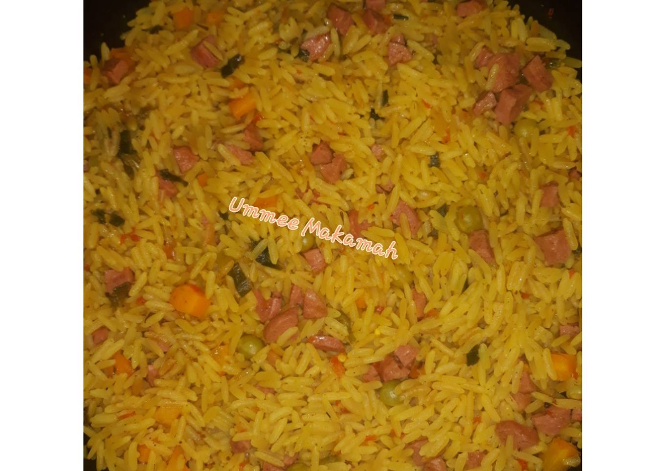 Fried Rice with Sausages