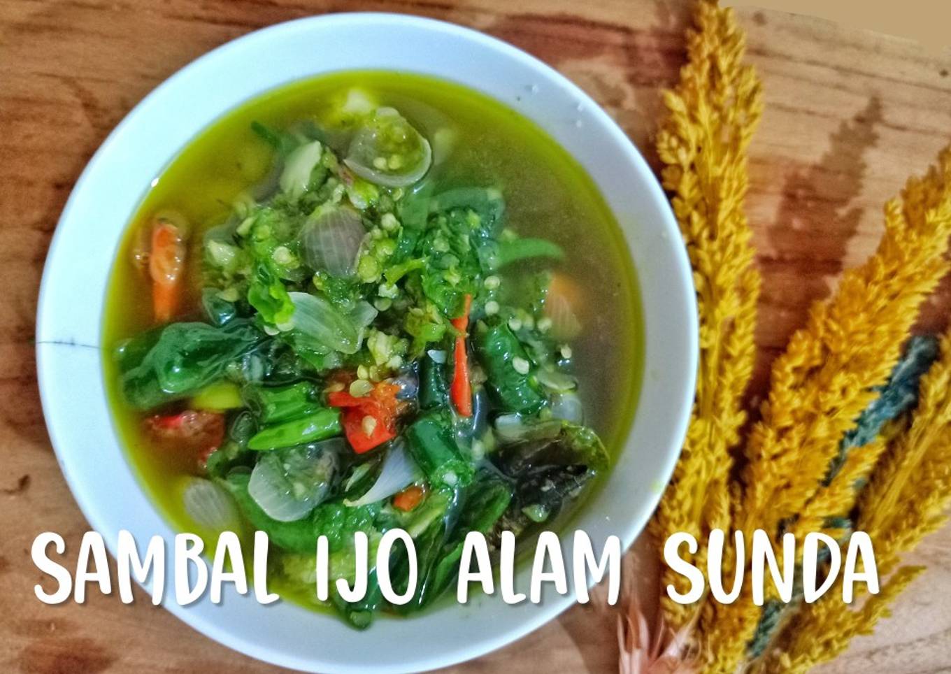 Sambal Ijo alam sunda