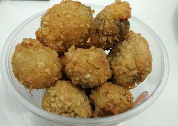 Bumbu Bola-bola jamur | Resep Membuat Bola-bola jamur Yang Enak Banget