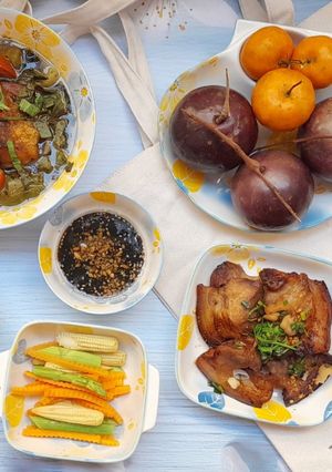 Hình của món Mâm cơm giải ngán sau Tết.