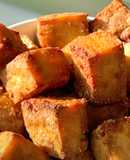 Tofu crocante na Airfryer (dadinhos de tofu)