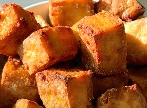 Foto de Tofu crocante na Airfryer (dadinhos de tofu)