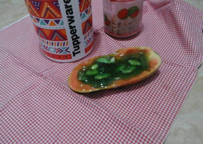 Resep Puding pepaya 4 bahan Anti Gagal