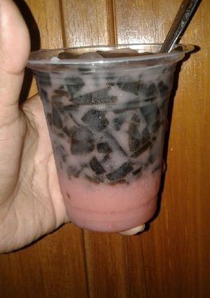 Foto resep Es cincau simple