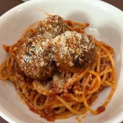 A picture of Flavorful Meatballs with Vodka Sauce.