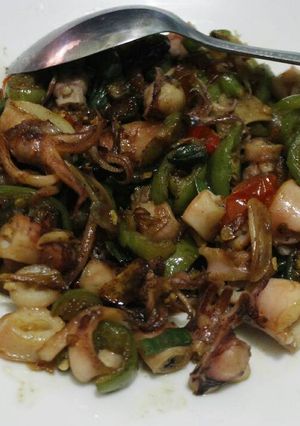 Foto resep Tumis Cumi Asin Pedas Gurih