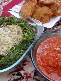 Foto resep Rujak Kangkung