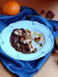 Persico in salsa agrodolce con uva e scorze d'agrumi