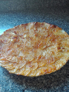 Una foto de Tarta de hojaldre con manzana