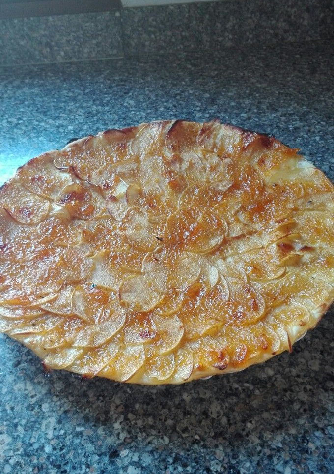 Una foto de Tarta de hojaldre con manzana