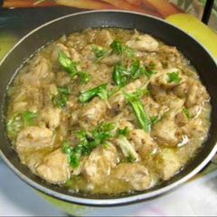 A picture of White Chicken KADAHI.