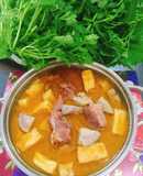 Vịt xiêm nấu chao