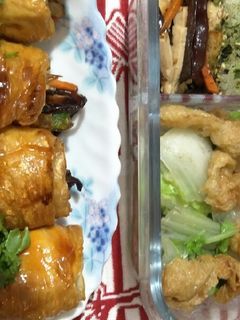 豆包蔬食便當 的食譜成品照片