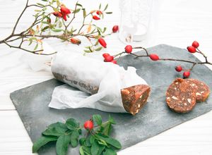 Une photo de Saucisson de fruits secs