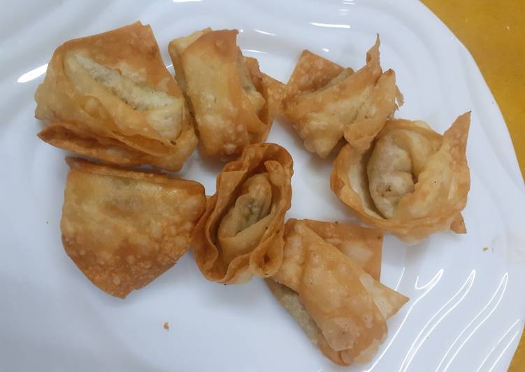 Simple Way to Prepare Chicken Wonton in 28 Minutes for Family