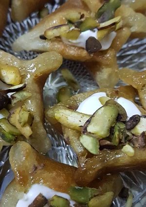 صورة لوصفة قطايف عطريقتي