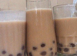 Hình của món Trà sữa trân châu.