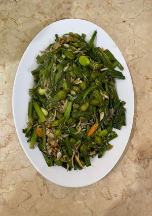 Foto resep Tumis Genjer Teri Pete