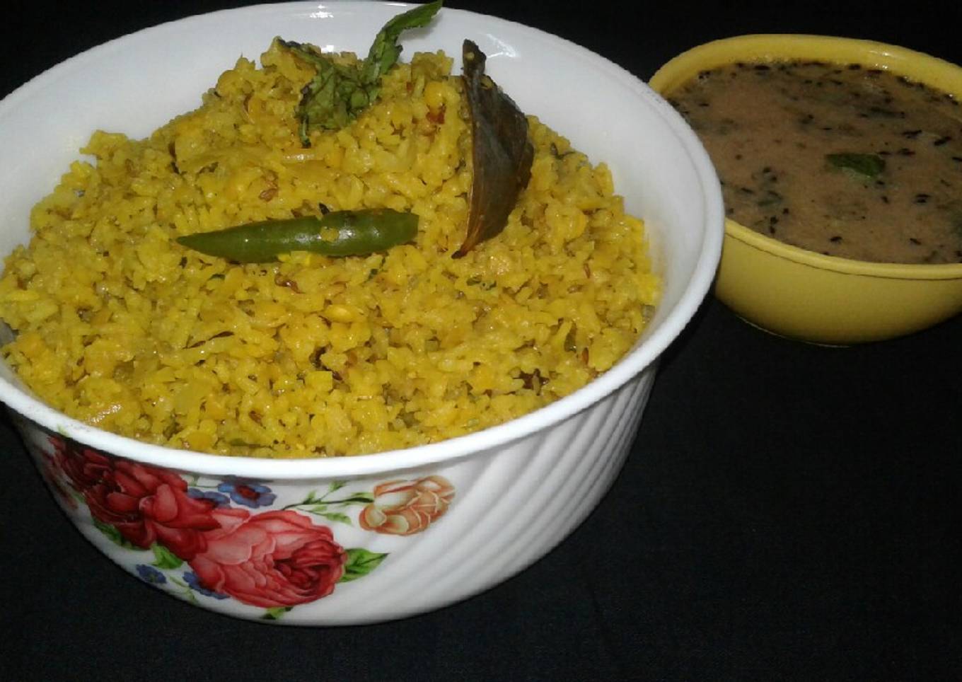 Hyderabadi Khichdi with khatta