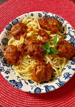 Une photo de Polpette et linguine