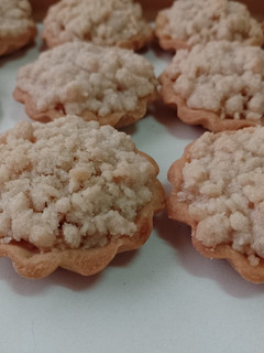 Una foto de Tarta crumble de manzana