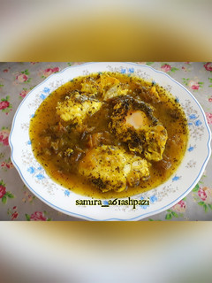 عکسی از دستور خورشت گوجه سبز