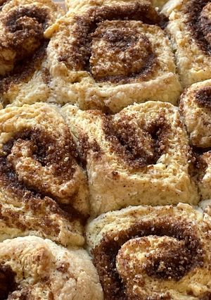 A picture of Tricia’s Cinnamon Rolls.