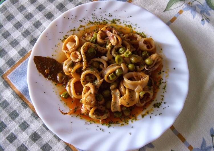 Calamares en salsa