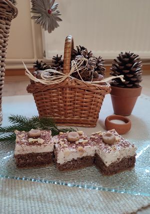 Gesztenyés kocka 🌰 recept fotója