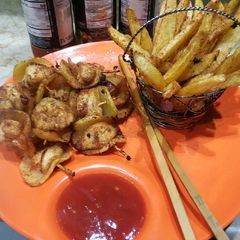 A picture of Butterfly chicken #fastfood.