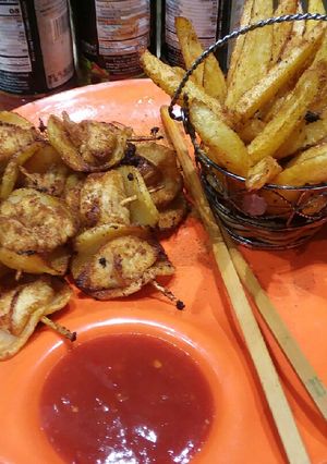 A picture of Butterfly chicken #fastfood.