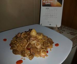 Resep Baru Nasi Goreng Cumi Bakso Simpel Enak Sempurna