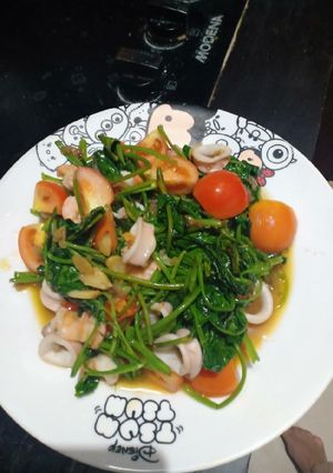 Foto resep Tumis kangkung seafood