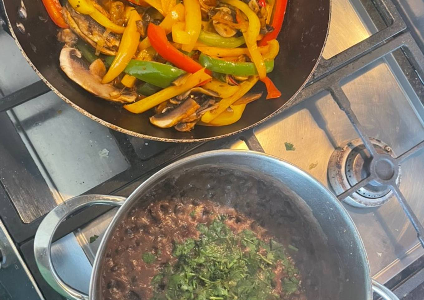 Mexican refried beans