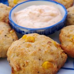 A picture of Tuna and Corn Corquettes.