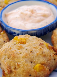 A picture of Tuna and Corn Corquettes.
