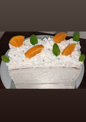 A picture of Orange cake.