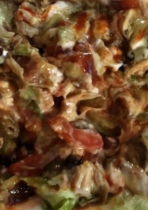 A picture of Veg salad delight.