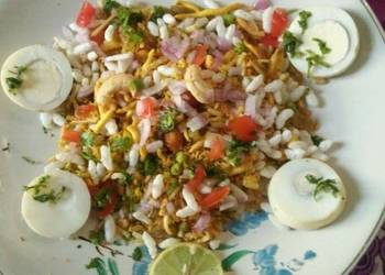 Fresh, Serving Recipe Egg Bhel Chat Most Delicious Fresh, Serving Recipe Egg Bhel Chat Most Delicious