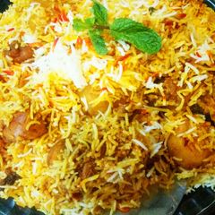 A picture of Spicy Sindhi Biryani.