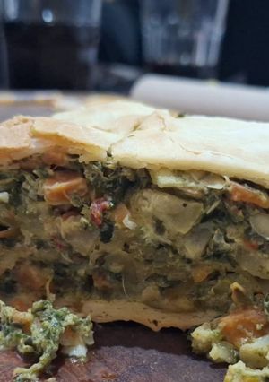 Una foto de Tarta de Zucchini y Espinaca