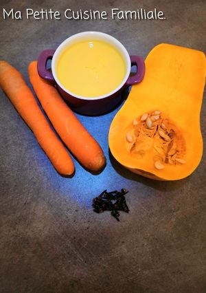 Une photo de Velouté de butternut au mascarpone