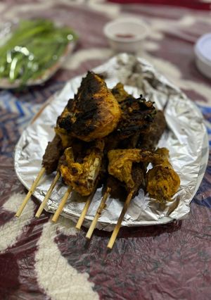 A picture of Grilled Kofta Kebabs 🍢.